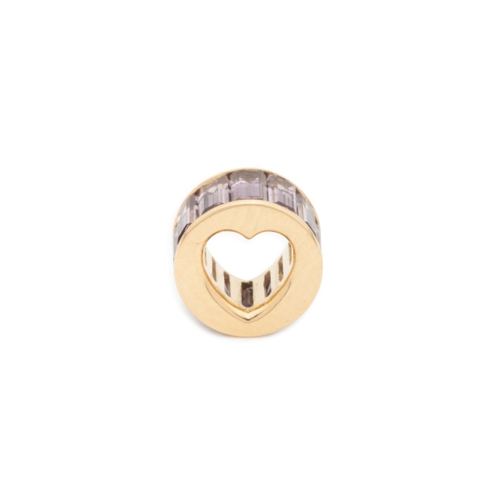Foundrae Baguette Violet Spinel Heartbeat